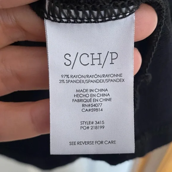 Cabi Black Gala Sweatshirt Style 3415 Size Small - Picture 7 of 8